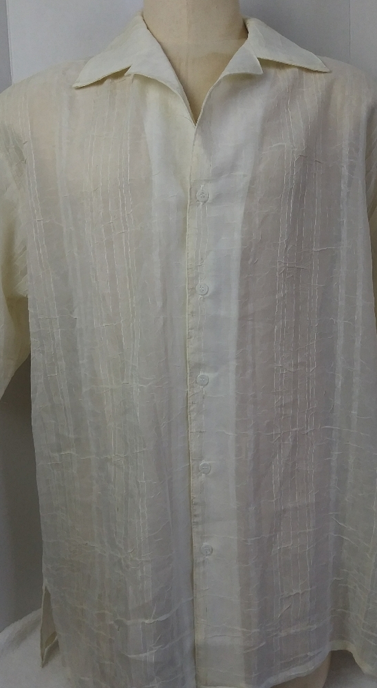Men's Mench Shear Casual Bottom Down Shirt